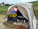 Naturehike挪客云界自立速開鈦黑膠天幕戶外露營 流沙金 門簾 曬單實拍圖