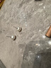 周六福S925銀珍珠耳釘耳飾生日禮物女饅頭珠 10.5-11.5mm  曬單實(shí)拍圖