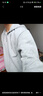 adidas休閑舒適寬松加絨連帽夾克外套男女秋冬阿迪達斯官方輕運動(dòng) 中麻灰   M 曬單實(shí)拍圖
