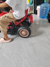 哈哈怪兒童電動(dòng)摩托車(chē)兒童摩托車(chē)3-6歲兒童電動(dòng)車(chē)玩具車(chē)可坐人兒童車(chē) 豪華紅|6V10電瓶+雙驅+遙控+挎斗 曬單實(shí)拍圖