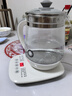 九陽（Joyoung）養(yǎng)生壺迷你玻璃花茶壺煮茶器 12大功能11檔溫度 0膠水恒溫電熱燒水壺1.5L 1506BQ 曬單實(shí)拍圖