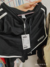 森馬（Semir）休閑褲女撞色運動(dòng)風(fēng)時(shí)尚夏季2025新款顯瘦寬松字母A字短褲潮 黑色90001 M 曬單實(shí)拍圖