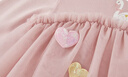 JELLYBABY【2025秋新品】女童套裝洋氣秋季寶寶公主兩件套秋裝新款兒童衣服 粉色 90 曬單實(shí)拍圖