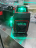德力西電氣 DELIXI ELECTRIC紅外線水平儀高精度強光細線自動調(diào)平綠光藍12線激光室外建筑戶外 綠光16線巨無霸雙電豪配＋腳架 曬單實拍圖