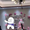 多美憶生日?qǐng)鼍安贾媚信⑸諝馇虻谰叻諊贾脠?chǎng)景兒童派對(duì)裝飾金銀系 曬單實(shí)拍圖