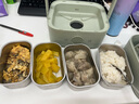 小熊（Bear）電熱飯盒 加熱飯盒 保溫飯盒可加熱 雙層四膽辦公室蒸煮熱飯神器可預約上班族加熱便當盒DFH-G16W7 曬單實(shí)拍圖