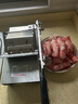 方の廚羊肉卷切片機新款304不銹鋼家用商用小型手動(dòng)刨肉機凍肉肥牛神器涮火鍋 304機身丨刀片*2-送凍肉袋*10 曬單實(shí)拍圖