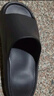 名創(chuàng  )優(yōu)品（MINISO）踩屎感拖鞋男士室內家居家用浴室洗澡防滑eva涼拖鞋 黑色44-45 曬單實(shí)拍圖