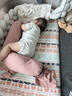 婧麒兒童安撫糖果枕寶寶枕哄睡拍打神器抱枕側(cè)睡擋枕睡覺神器 嬰兒糖果安撫枕-【柔粉色】18*130cm 130*18cm 曬單實拍圖