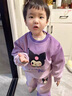 奧特曼童裝女童套裝春秋新款洋氣兒童衣服女孩寶寶秋裝卡通時髦衛(wèi)衣兩件 粉色拉布布 90 建議80-90cm1歲半-2歲 曬單實拍圖