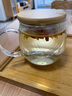 TEAHUE茶杯玻璃泡茶杯茶水分離綠茶杯耐熱加厚帶過(guò)濾男女辦公茶道水杯子 曬單實(shí)拍圖