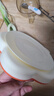 COOKSS 寶寶餐盤(pán)硅膠嬰兒學(xué)吃飯分格兒童餐具輔食碗餐盤(pán)帶吸盤(pán) 雙拼橙 曬單實(shí)拍圖