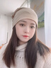 FitonTon帽子冬季女毛線(xiàn)帽堆堆帽保暖月子帽冬帽防風(fēng)防寒帽子睡帽棉帽 曬單實(shí)拍圖