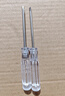 水晶螺絲刀透明環(huán)保十字一字小改錐電器配件工具 【2個(gè)裝】十字頭+一字頭 曬單實(shí)拍圖