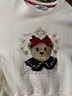 Teenie Weenie小熊女裝衛(wèi)衣秋冬季圓領(lǐng)時(shí)尚刺繡學(xué)院風(fēng)白色休閑上衣 乳白色 M (165) 曬單實(shí)拍圖