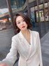 MeetMetro瑪依爾西裝連衣裙女2025秋季新款質(zhì)感職業(yè)通勤百褶裙 淺杏【現貨閃電發(fā)】 S 曬單實(shí)拍圖