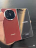 適用華為X6折疊屏手機殼X6無(wú)邊框超薄真皮防摔保護殼輕奢高級感 紅色-超薄真皮單殼 X6/X6典藏版通用 曬單實(shí)拍圖