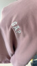 GAP女裝2025秋冬刺繡logo連帽衛衣寬松基礎款休閑上衣761956 粉色 M (165/84A)亞洲尺碼 曬單實(shí)拍圖