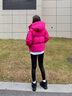 波司登（BOSIDENG）25新款羽絨服冰雪運動(dòng)系列短款連帽90絨加厚學(xué)生面包服外套 極光玫粉1899 -趨勢推薦 S 160/84A 體重約100-110斤【卡碼拍大】 曬單實(shí)拍圖