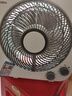 美的（Midea）電風(fēng)扇 家用臺式桌面小風(fēng)扇鴻運扇宿舍臥室節能電扇臺扇轉頁(yè)扇輕音低噪五葉風(fēng)扇 KYT25-22MW 曬單實(shí)拍圖