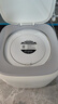 美的（Midea）內衣褲洗衣機 類(lèi)全自動(dòng)迷你洗 小型波輪內衣褲清洗機 高溫煮洗除菌除螨嬰兒洗衣機 襪子洗衣機 黑色上蓋-加熱洗(0.7KG高溫除菌) 曬單實(shí)拍圖