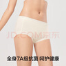 有棵樹(shù)女士?jì)妊澟?A抗菌桑蠶絲底襠高腰無(wú)痕柔軟透氣高彈防夾臀三角內褲 曬單實(shí)拍圖