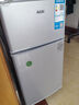 奧克斯小冰箱家用小型迷你冷藏冷凍兩用出租房宿舍用節(jié)能省電寢室辦公室電冰箱 【升級凈化去味】30A146DW銀【節(jié)能省電】 曬單實拍圖