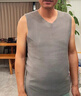 班仕利山羊絨保暖背心男士5A內搭無(wú)痕坎肩上衣德絨內衣打底衫秋冬 咖色+咖色 L 建議體重90~125斤 曬單實(shí)拍圖