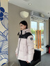 波司登（BOSIDENG）25新款羽絨服90絨男女同款情侶冬季短款潮流連帽外套B250246330 寒露粉1956 M 165/88A 體重約110-120斤 曬單實(shí)拍圖