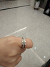 時(shí)來(lái)運轉戒指男士潮流可轉動(dòng)戒指閉口單身戒食指指環(huán)裝飾品送禮物 戒指9號（內徑18.5mm) 曬單實(shí)拍圖