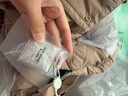 范思藍(lán)恩輕薄短款小香風(fēng)羽絨服女秋冬2024新款圓領(lǐng)時(shí)尚外套14103 堅(jiān)果咖 S 曬單實(shí)拍圖
