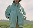 KOLON SPORT/可隆OBLI-K露營(yíng)沖鋒衣 明星同款 男女同款戶(hù)外防風(fēng)耐磨防水夾克 LUJK5AT512-MT 薄荷綠 XS 160/84A 曬單實(shí)拍圖