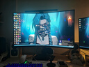 三星（SAMSUNG）37英寸 G75F 165Hz 4K 1000R 曲面 HDR600 護眼 水平旋轉升降 玄龍騎士電競顯示器 LS37FG756ECXXF 曬單實(shí)拍圖