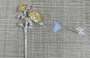 中國黃金（CHINA GOLD）十二花神發(fā)簪女士古風(fēng)簪子漢服頭飾七夕情人節(jié)禮物送女友老婆生日 四月牡丹‘永恒的愛’ 曬單實拍圖