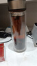 【?京東物流配送】高硼硅雙層玻璃杯大容量泡茶杯水杯子茶水分離 【雙層加厚】茶杯 350ml 1只 曬單實(shí)拍圖