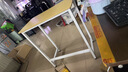 舒客藝家 電腦桌臺(tái)式小戶型小桌子家用學(xué)習(xí)桌寫字辦公書桌電競(jìng)長(zhǎng)條桌子 木紋白架單桌80*50*74 加固電腦桌 曬單實(shí)拍圖