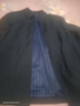 皮爾卡丹100%桑蠶絲外套笳克男士寬松中老年爸爸春秋裝衣服行政商務(wù)夾克男 8506(翻領(lǐng)-拉鏈)-藏藍 2XL 185/100A 160-178斤 曬單實(shí)拍圖
