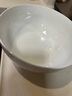 京東京造大容量湯碗水煮碗陶瓷碗家用大號面碗沙拉碗奶油華夫8英寸碗2個裝 曬單實拍圖