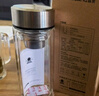 富光玻璃杯雙層帶茶隔大容量水杯 高檔商務(wù)泡茶杯 高硼硅杯子500ml 曬單實(shí)拍圖