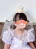 生日頭飾皇冠兒童頭飾兒童頭紗生日頭飾女童生日發(fā)箍生日帽高級感 米色皇冠飄紗發(fā)箍 曬單實(shí)拍圖