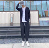 JASONWOOD高端品牌男裝針織開(kāi)衫毛衣男2025秋季薄款外套休閑寬松v領(lǐng)線(xiàn)衣 高檔深灰【輕奢男裝】 XL 【適合125-140斤】 曬單實(shí)拍圖