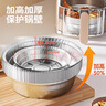 SP SAUCE空氣炸鍋專(zhuān)用錫紙烤盤(pán)食品級家用烤箱燒烤烘焙圓形錫箔碗錫紙碗盒 曬單實(shí)拍圖