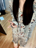 衣品元可愛貓咪藍(lán)條紋Kitty睡衣女士2025秋款卡通可外穿長(zhǎng)袖套裝家居服 藍(lán)色條紋貓咪 L （100-120斤） 曬單實(shí)拍圖