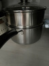 BSITN不銹鋼奶鍋20cm小奶鍋帶蒸籠不粘鍋嬰兒輔食鍋煮牛奶鍋電磁爐3418 曬單實(shí)拍圖