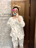 康喜月A類(lèi)純棉紗布月子服夏季薄款懷孕期孕婦睡衣產(chǎn)婦產(chǎn)后喂奶哺乳套裝 派對小狗【A類(lèi)純棉棉紗面料】 L碼【適合115-135斤】 曬單實(shí)拍圖