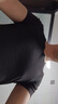 簡(jiǎn)束（JOONSVIP）德絨短袖t恤男士雙面加絨無(wú)痕加厚保暖磨毛緊身修身打底衫秋冬季 黑色 XL /70kg左右修身 曬單實(shí)拍圖