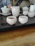 Bylure品牌冰種玉瓷茶具套裝璞玉白瓷蓋碗茶壺茶杯輕奢家用陶瓷高檔禮盒 3號羅漢杯13件蓋碗+茶壺+禮盒包裝 曬單實(shí)拍圖