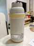 摩飛電器（Morphyrichards）便攜式燒水杯無(wú)線(xiàn)燒水壺電熱水杯旅行電熱水壺恒溫水壺保溫杯嬰兒調奶杯迷你辦公室加熱水杯MR5600 0.45L 【多功能無(wú)線(xiàn)款】小蛋黃 曬單實(shí)拍圖