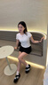 卓詩(shī)尼紅色德訓鞋女2025年秋季新款百搭厚底賽車(chē)鞋休閑女鞋子復古運動(dòng)鞋 紅色 37 曬單實(shí)拍圖