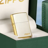 ZIPPO打火機限量版收藏 鍍金標志 煤油防風(fēng) 男生生日禮物送男友送老公 鍍金標志（禮盒裝） 曬單實(shí)拍圖
